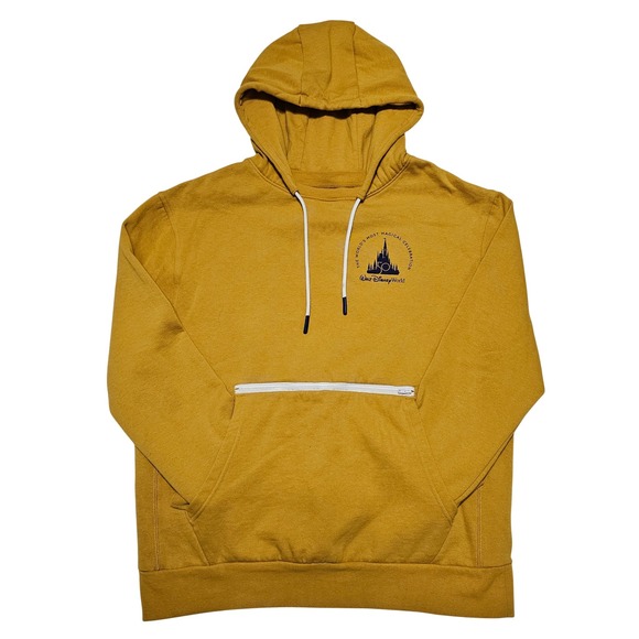 Disney Other - Walt Disney World 50th Anniversary‎ Golden Hoodie Pullover Size Small
